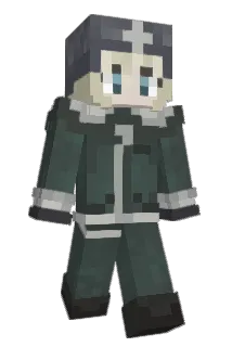 coalwoman Minecraft avatar full body