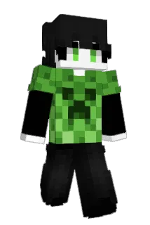 cominglate Minecraft avatar full body