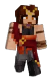commaeevee Minecraft avatar full body