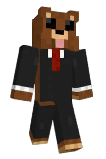 cornybear Minecraft avatar full body