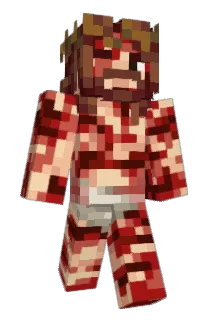 corrking Minecraft avatar full body