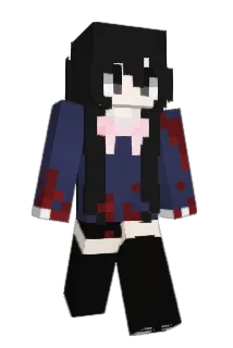 crazy Minecraft avatar full body