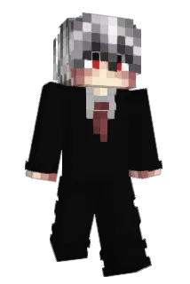 crewed Minecraft avatar full body