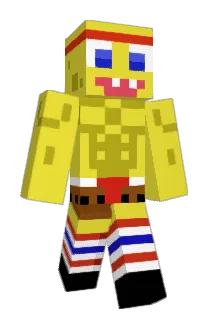 criptical Minecraft avatar full body