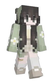 cristallineee Minecraft avatar full body