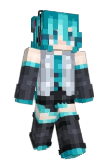 croschX Minecraft avatar full body