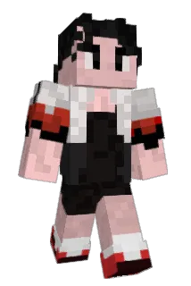 crylooped Minecraft avatar full body