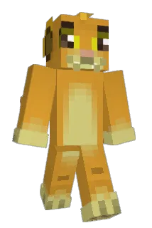 cub_simba Minecraft avatar full body