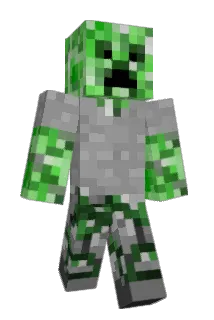 cuffed Minecraft avatar full body