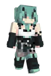 cupidxmiku Minecraft avatar full body