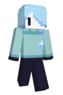 cyanflower Minecraft avatar full body