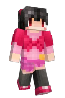cyberrose Minecraft avatar full body