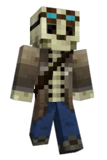 cybrpunk Minecraft avatar full body