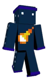 downriver and black Minecraft skin — Classic model