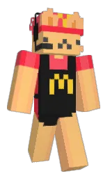 macaroni and cheese and carnation Minecraft skin — Classic model