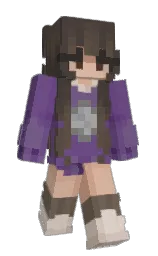 Aruries's Minecraft skin wearing the Pan cape