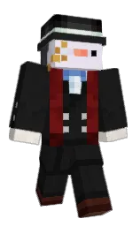 cod gray and catskill white Minecraft skin — Slim model — first worn by PinguimArmado