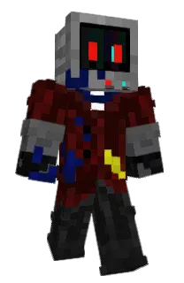 Front of BUCKLD's skin