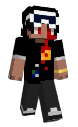 black and mine shaft Minecraft skin — Slim model