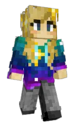 Lamajeager's Minecraft skin wearing the Aurora cape