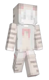 pearl bush and dawn pink Minecraft skin — Slim model — first worn by wvwn