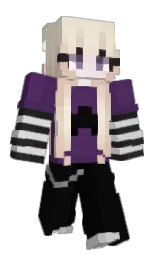 bone and cod gray Minecraft skin — Slim model — first worn by Dawid_3011