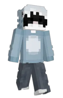 Front of Mystook's skin