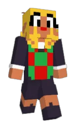 blackcurrant and sunglow Minecraft skin — Slim model — first worn by Withermon