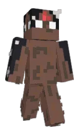 volcanofr's Minecraft skin wearing the Menace cape