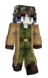 muesli and leather Minecraft skin — Slim model — first worn by ChronoKyoo