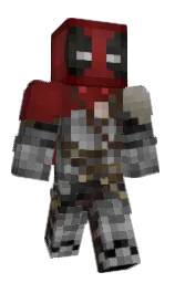 black and boulder Minecraft skin — Classic model — first worn by IronAndy