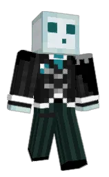 black and aztec Minecraft skin — Classic model