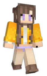 TUNtun12's Minecraft skin wearing the Pan cape