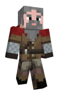 Front of Kagore's skin
