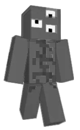 tundora and gray Minecraft skin — Classic model