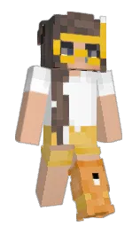 LexiLytle's Minecraft skin wearing the Migrator cape