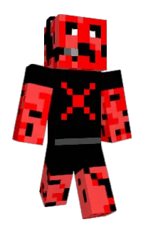 Front of RedCreeperX's skin