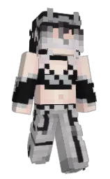 thunder and almond Minecraft skin — Slim model — first worn by Seylunae