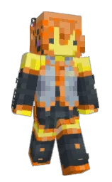 flamenco and fire bush Minecraft skin — Slim model — first worn by android_1978