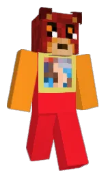 tree poppy and torch red Minecraft skin — Classic model
