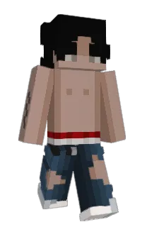 Front of 0hSad's skin