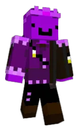 electric violet and clairvoyant Minecraft skin — Classic model