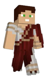Havarin's Minecraft skin wearing the Migrator cape