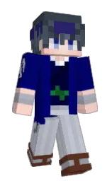 navy blue Minecraft skin — Slim model — first worn by BombenArmin