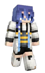 white linen and cararra Minecraft skin — Slim model