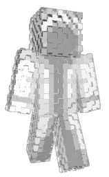 white and mercury Minecraft skin — Classic model — first worn by Jmc0430