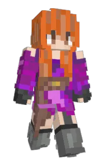 Front of Piroxie's skin