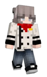 dawn pink and white Minecraft skin — Slim model — first worn by tk5610