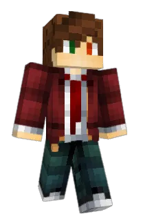 Front of DyDark's skin