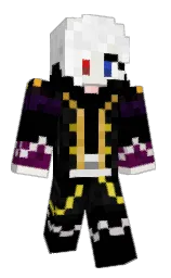 HIMS_YOUSA's Minecraft skin wearing the Purple Heart cape